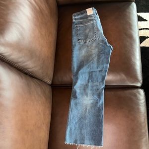 Lucky Brand Crop Mini Boot Mid Rise